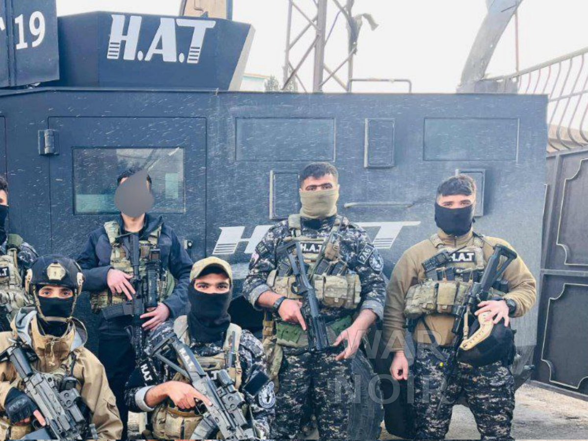 war_noir's tweet image. #Syria 🇸🇾: An interesting photo posted by the fighters of “Syrian Democratic Forces - Internal Special Forces” (#SDF - #HAT).

Seemingly HAT fighters have obtained a very rare #Germany-made 🇩🇪 40x46mm LV Heckler &amp;amp; Koch HK169  grenade launcher.