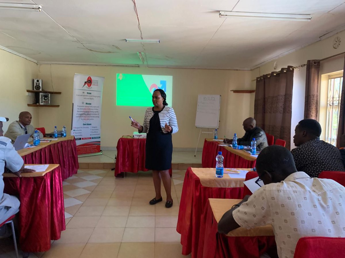 NCIC_Kenya's tweet photo. The National Cohesion and Integration Commission, in partnership with @UNDPKenya and @KOICAKenya, launched a report in Samburu County titled Assessing Gendered Impacts and Policy Responses to Dangerous Speech and Radicalization in Kenya.

The team led by Deputy Director Knowledge Management, Ms. Jane Kamau alongside @irck_info representative Mr. Salim Charo, met with key stakeholders to roll out the findings, which analyze how harmful narratives affect different genders, evaluate current policy effectiveness, and guide future interventions.