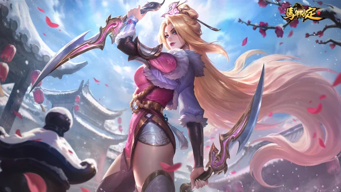 Oh, Petals of Spring Katarina, you are perfect in any Splash Art! In love with the Chromas Splash Arts. She looks beautiful in all of them.