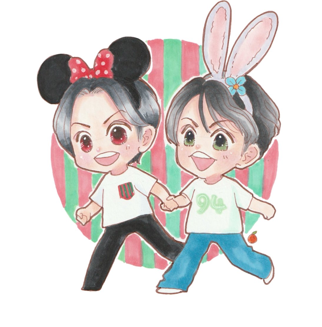 Do_rAnA2's tweet image. 2月3日は櫻葉ちゃんの日！でした！
過去絵寄せ集め❤️💚