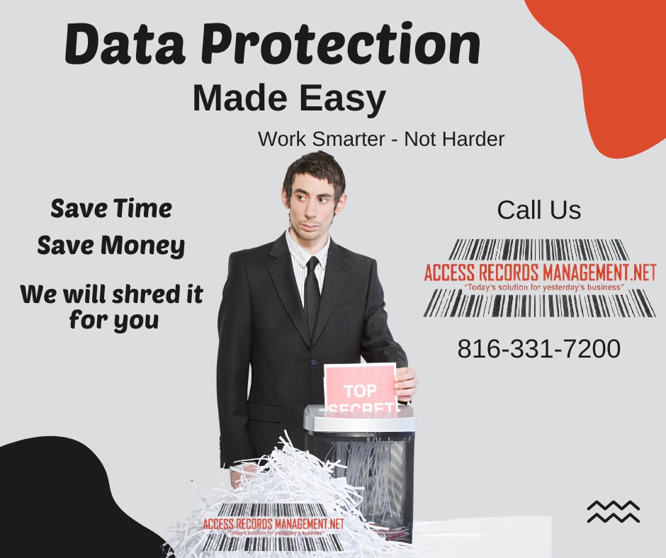AccessRecordsS's tweet image. Protect ur business &amp;amp; clients w/secure document shredding. Save time &amp;amp; money! Ensure your sensitive info stays confidential. Call us 816-331-7200 to learn more #DataProtection #DocumentShredding #Confidentiality #SecureShredding #RecordsManagement  #SmallBusiness