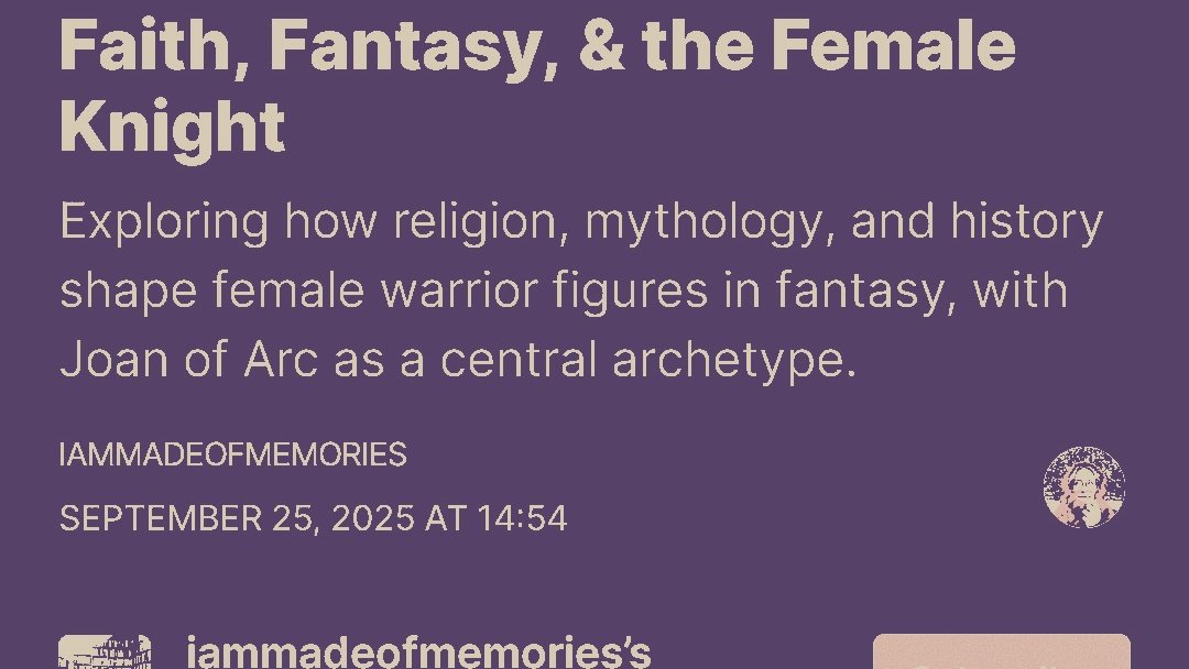 sideques7's tweet image. lawful good male paladins r unbearable tbh. female paladins tho..? peak fantasy #missed substack.com/@nerdngeek 🆔️