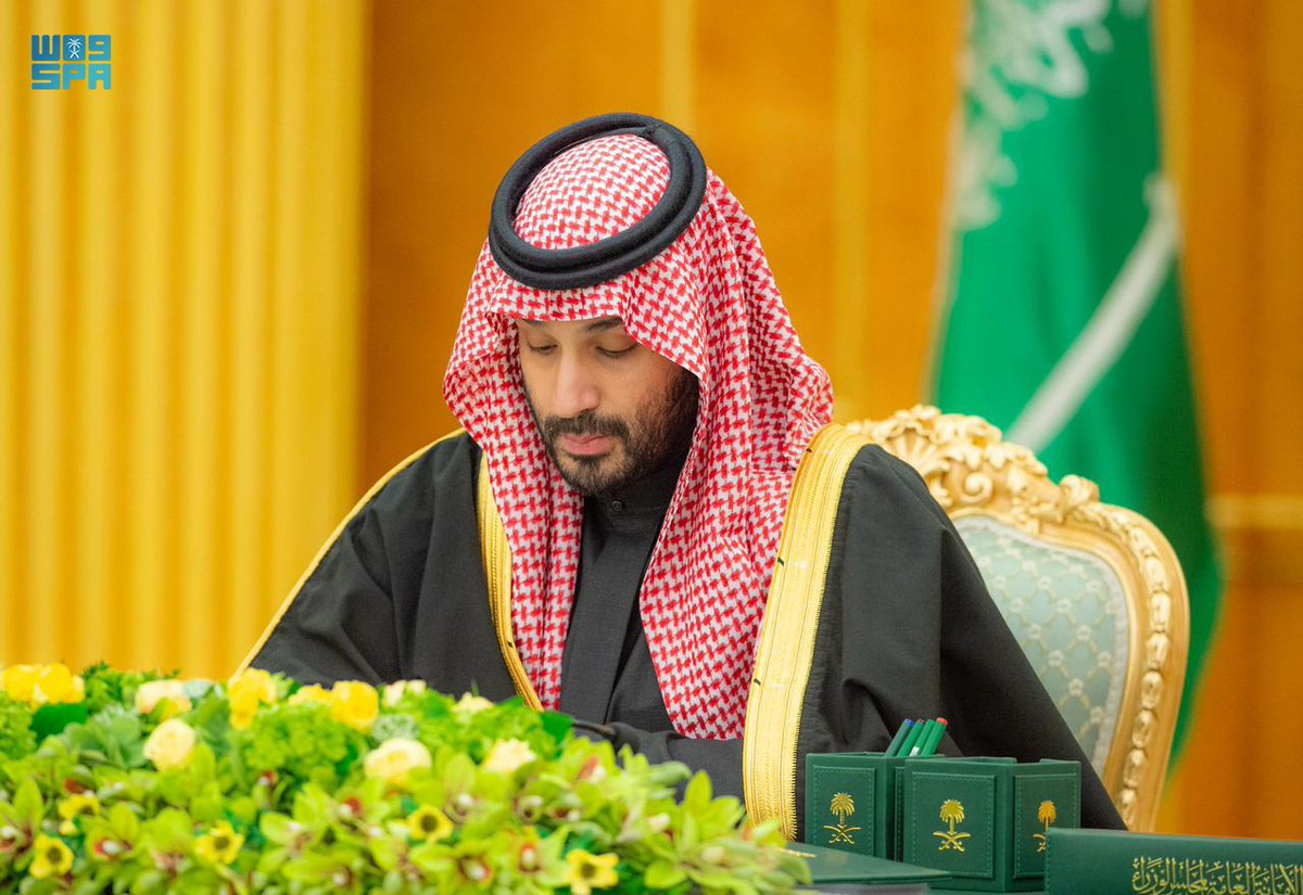 #مجلس_الوزراء يتناول مخرجات الاجتماعات والمؤتمرات التي استضافتها المملكة، ويُقدّر في هذا السياق المشاركة الدولية الفاعلة في الاجتماع الثاني للمجلس الوزاري لمبادرة الشرق الأوسط الأخضر الذي شمل الموافقة على انضمام أعضاء جدد للمبادرة؛ ليرتفع عدد الأعضاء إلى (35) دولة، واتخاذ خطوات