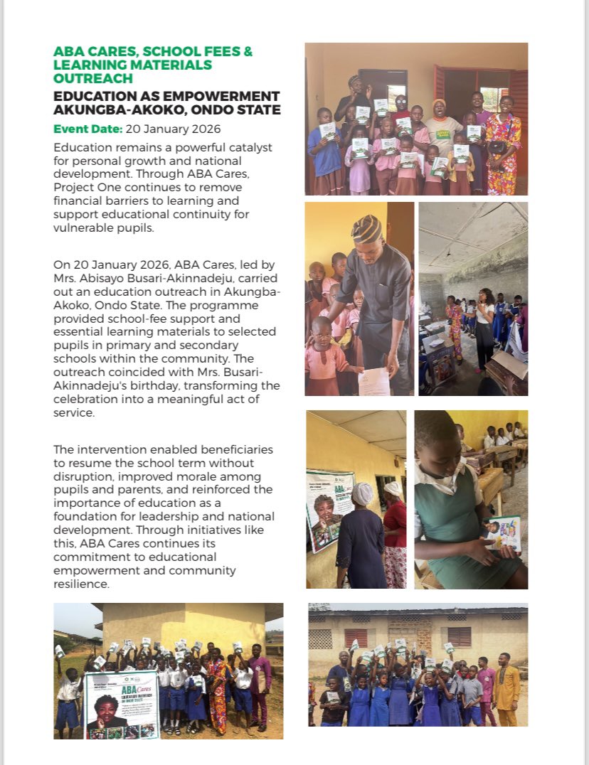 One Nigeria Citizenship Appreciation Initiative. tweet media