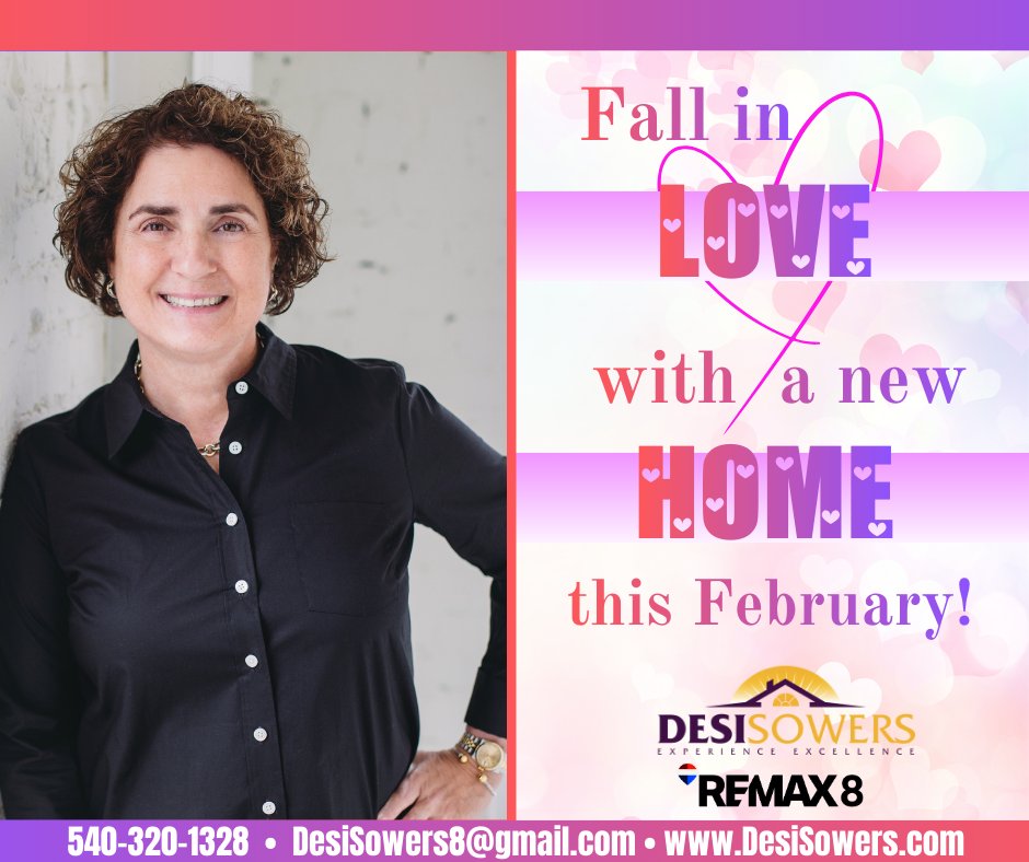 DesiSowers's tweet photo. Love where you live 🩷🏡If buying or selling in 2026 is in your plans, drop a ❤️ and let’s find your match!
📞(540) 320-1328
✉️DesiSowers8@Gmail.com
•
#dreamhomedesi #desisowers #helpfulagent
#expertadvice #experiencematters
#yournewrivervalleyvarealtor
#virginiarealtor #remax https://t.co/vDHVfl4k7v