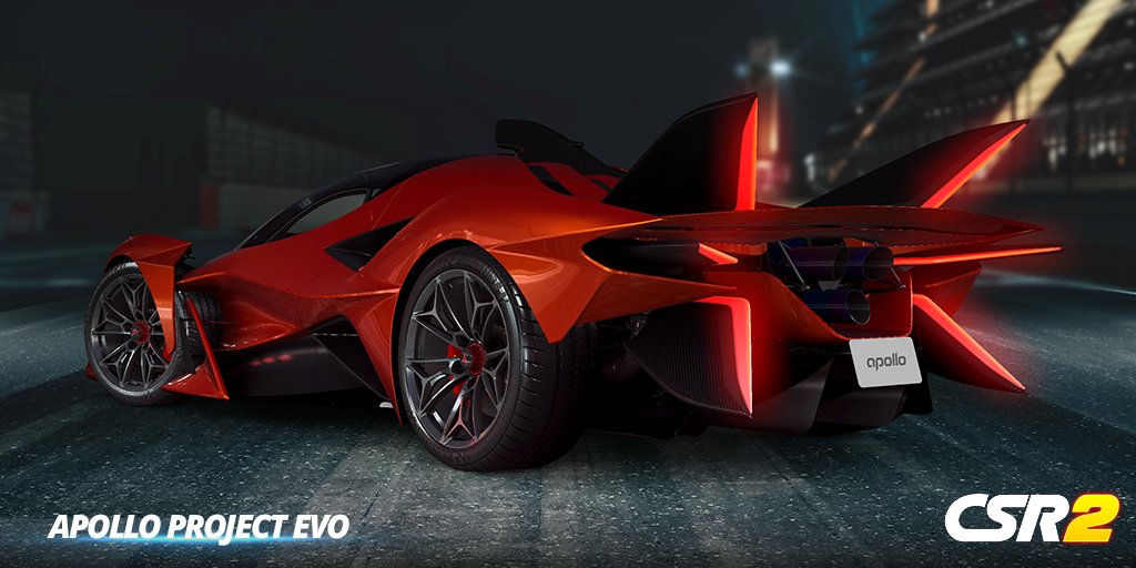 CSRRacing's tweet photo. Time is almost up to experience Hypercar Sanctum: Evo event. Get behind the wheel of the Apollo Project Evo, engineered for control, speed, and precision.
Play CSR2 here: https://t.co/s9Ydj9Cxp0
#CSR2 #Hypercarevent #ApolloProjectEvo https://t.co/FJIq3RANEf