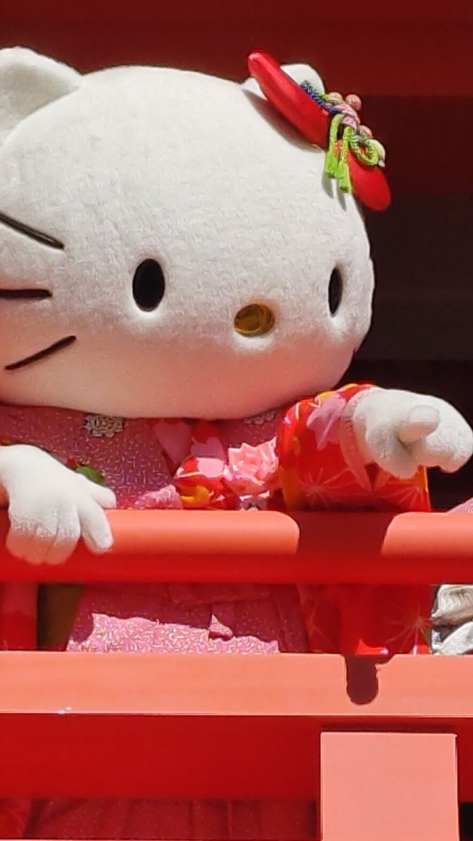 節分会🌟左でお豆を投げるキティちゃん素敵😂 #節分2026 #高幡不動