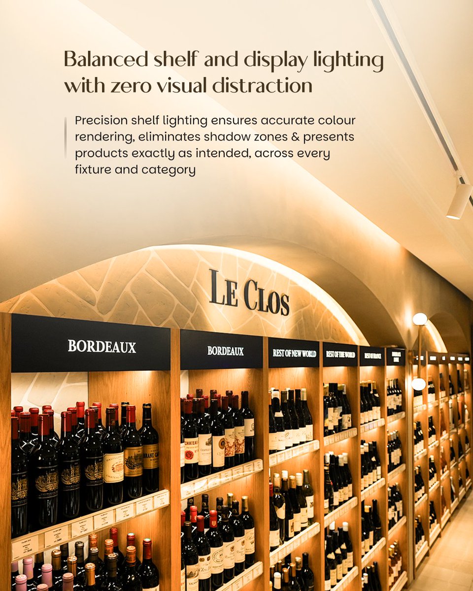 MicrolightsL's tweet photo. Retail lighting works best when aligned with space, architecture, and performance. At Microlights, we design with precision and purpose - built to perform, built to last. https://t.co/WcwQLzuS36