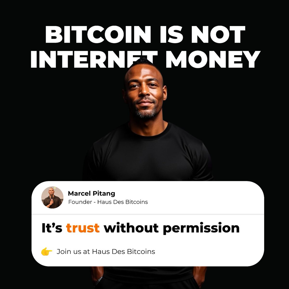 hausdesbitcoins's tweet image. Gmgm fambily ☕️🥐

Haus des ₿itcoins, led by
Marcel Pitang @MarcelPita19101 
is on a mission to fight poverty through Bitcoin education.

hausdesbitcoins.io 

#hausdesbitcoins #Bitcoin 
#CryptoEducation #btc