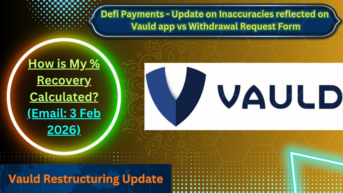 wegains_'s tweet image. ⚠️ Inaccurate VAULD App Data vs Withdrawal Form | Crypto.com | #vauld #crypto #drezillion

youtu.be/dCuqVdobSuw

#StockMarketIndia #GGvDC #Mandaadi #Dhindora2OnNetflix #Ikka #indiaustradedeal #ImGame #GodNightTuesday #VerifiedBySensibull #Optionselling #Crypto