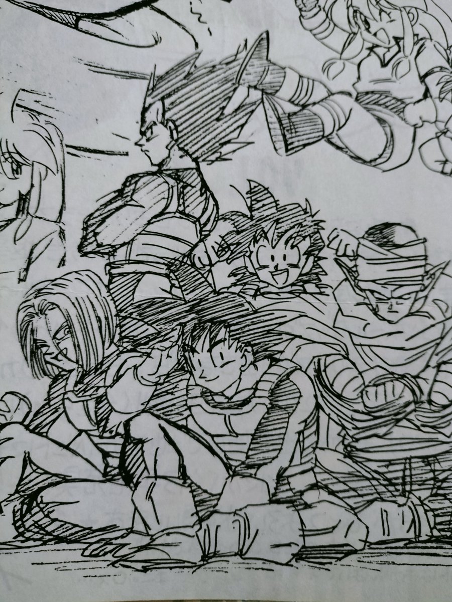 サークル•ペーパーから。右上と中段左端は古澤くんのオリジナル