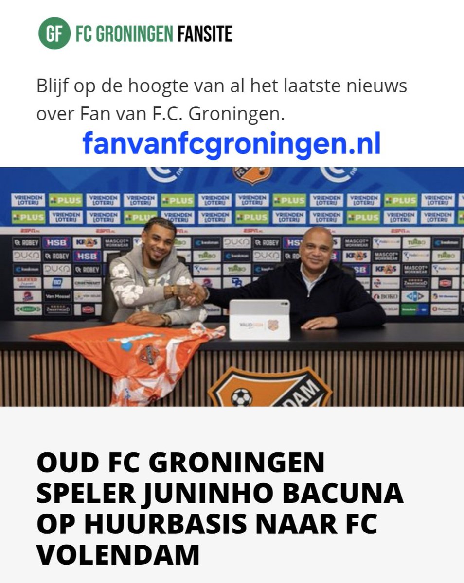 Fan van FC Groningen (@fcgradio) on Twitter photo 