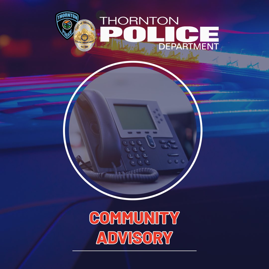 Thornton Police Dept tweet media
