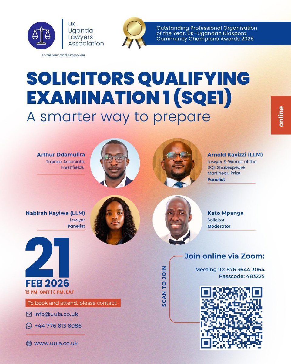 UK Ugandan Lawyers Association tweet media