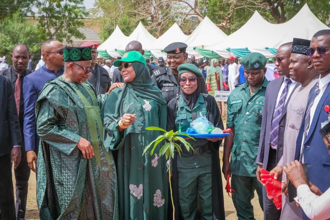 SenBalaMohammed's tweet photo. As part of the commemoration of #BauchiAt50, I led a symbolic tree-planting exercise at Eagle Sino Park in Bauchi, where fifty trees were planted to mark the state’s Golden Jubilee.

In my remarks, I explained that the initiative aligns with the United Nations Sustainable Development Goals (SDGs) and is designed to combat climate change while promoting a healthier and more sustainable environment. I emphasized that beyond its environmental benefits, the exercise is a powerful reminder of our collective responsibility to protect and preserve our ecosystem for future generations.

I described the Golden Jubilee as a moment for deep reflection and called on all citizens to come together with renewed commitment to move Bauchi State forward in unity, peace, and sustainable development.

I also announced the renaming of Eagle Sino Park to Bauchi Golden Jubilee Park, and disclosed plans by the state government to establish more parks across Bauchi State with similar environmental and social objectives.

The event concluded with the ceremonial planting of the trees, each named after past and present leaders of Bauchi State; symbolizing continuity, legacy, and our shared responsibility to build a greener and more prosperous future for the state. #GreaterBauchi
