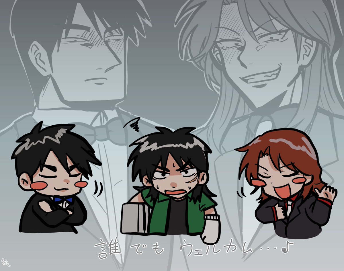 masashi_uma777's tweet image. # いいねした人のメディア欄覗いて素敵絵を私の絵柄で描いてもいいですか

欲張ってもう一枚……
これ後ろの主任好きすぎて……💞