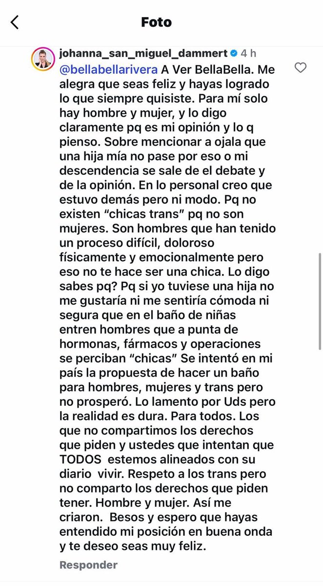 renatomeva's tweet image. Johana San Miguel dice que es “su opinión”, pero es IGNORANCIA: confunde identidad con delito, niega la existencia de mujeres trans y usa el miedo como excusa. Eso no es debate ni protección: es pánico moral que termina justificando exclusión.