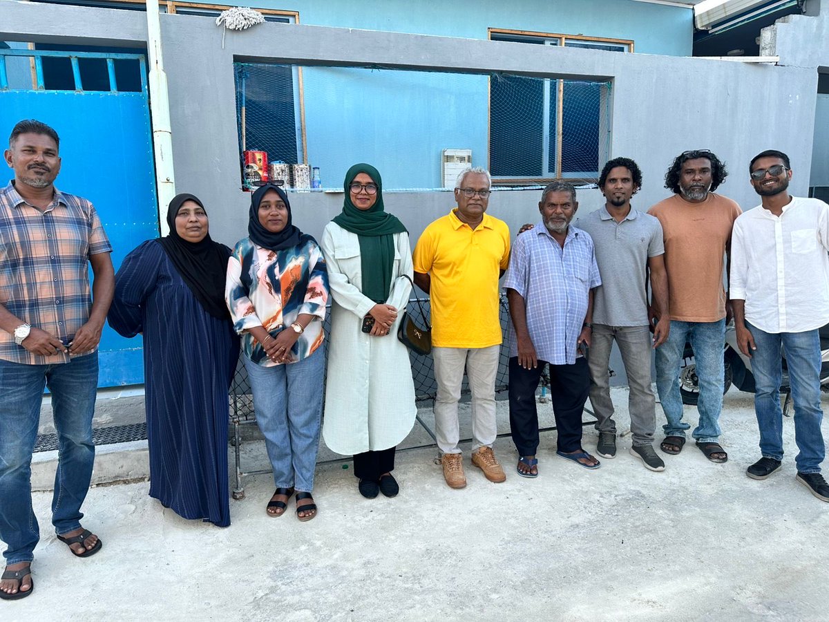 MDPSecretariat's tweet photo. MDP Central Campaign team ge farathun, kuriah oiy LCE aai WDC inthikhaab ge campaign D2D Thinadhoo City ga hingun kuriah gendhiun. 

#HeyvallaThayyaru 
#GearUp
#LCE2026
#WDC2026
#VoteMDP https://t.co/exEaKT535l