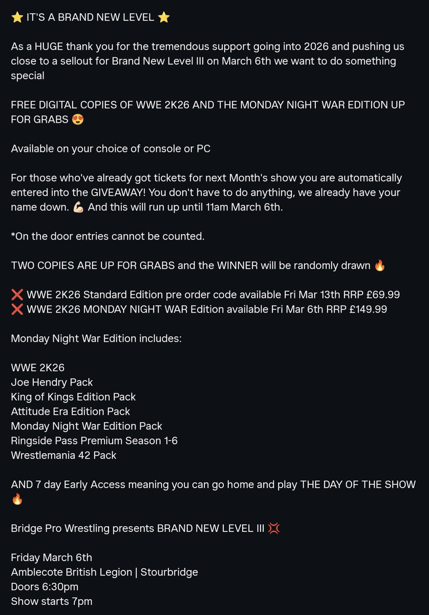 Bridge Pro Wrestling tweet media