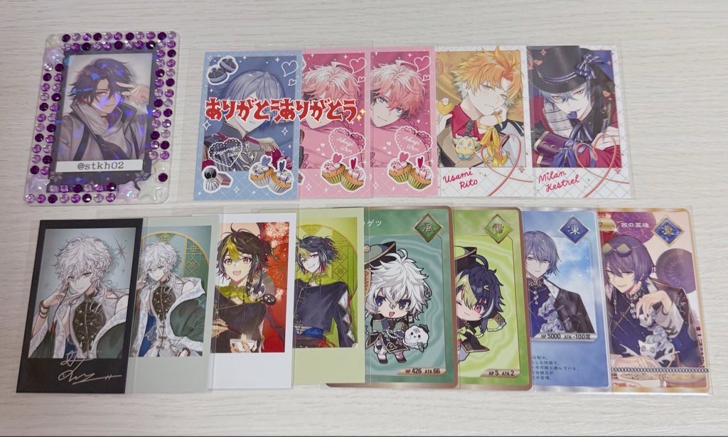stkh02's tweet photo. ꒰ 交換 ꒱ に��さんじ SitR ウィンターデート2024 ボイスビジュアルカード Melty Valentine Dytica 2nd Anniversary チェキ風カード

譲：1~2枚目

求：同異種(プロカ記載の方) https://t.co/2JvIzTDL3m