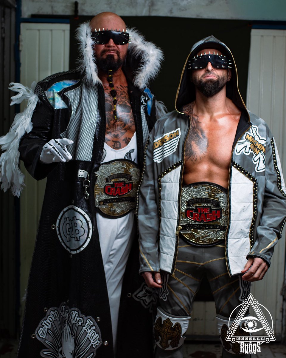 The_BigLG's tweet photo. Friday @ #SECW my son debuts tagging with me in Temple, GA! Saturday @machinegunka & I return to @majorleaguewrestling in #Chicago #WorldFamous #GoodBrothers #GoodSon https://t.co/3vBFF53J10