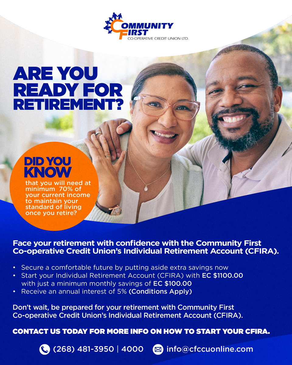 Not preparing for retirement? Not an option.
Visit us today.