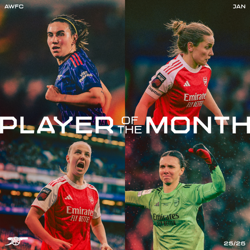 ArsenalWFC's tweet photo. ⏰ Gooners, it’s time to select our Player of the Month for January…

🇩🇪 Anneke Borbe
🇪🇸 Mariona Caldentey
🏴󠁧󠁢󠁳󠁣󠁴󠁿 Kim Little
🏴󠁧󠁢󠁥󠁮󠁧󠁿 Beth Mead

Cast your vote now! 🗳️