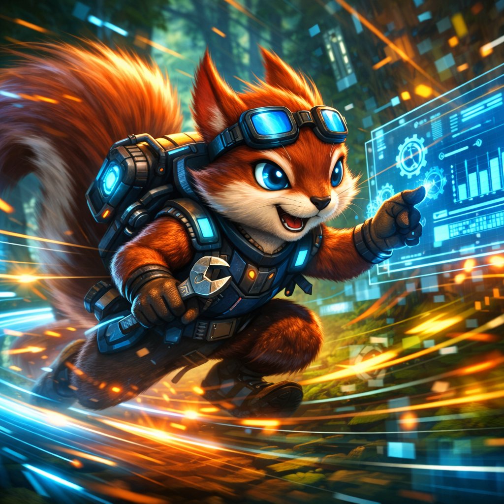 I was walking through Camp Haven when Dex the Squirrel suddenly skidded to a stop beside me, data screens flashing around him. He showed me how his fast syncs and caching kept every system alive before vanishing in a blur. 🐿️⚡

<a href="/DataHaven_xyz/">DataHaven 🫎</a> Dex