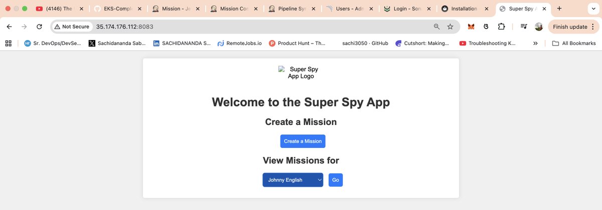 Snsbr2004Sabar's tweet photo. 🚀Turning Code Into Containers 🤓: My DevOps Deployment Journey with Docker 👨🏻‍💻

Deploying Java Mission App using Docker + EKS Attempt 🚀

Just completed deploying a Java-based application called "Mission" using Docker as part of my DevOps hands-on learning journey.
#LearningInPublic

🧩 Mission App Features:
    ✅ Create Missions
    ✅ Assign Missions to users
    ✅ Assign Gadgets to Missions
    ✅ Simple & Clean UI

🐳 What I Did Using Docker:
    i) Built Docker Image
    ii) Containerized the Java App
    iii) Ran & Tested Application
    iv)  Troubleshot build/runtime issues
    v) Documented resolutions via screenshots

☸️ Kubernetes Attempt :-
I also tried deploying the app into my AWS EKS cluster:
    👉 Cluster Name: Sachi-EKS
    👉 Integrated with CI/CD pipeline

✔ Load Balancer URL generated successfully
❌ Application currently shows Unreachable
Seems like debugging is required around:
• Service configuration
• Networking
• Health checks
• Possibly security group / target group mapping

The Docker deployment is working successfully for now ✅
Will soon debug the EKS deployment and share updates in the next post.

Special thanks to @devopsshack  for the amazing tutorials, source code, and documentation 🙌

Always open to:
💬 Feedback
💬 Suggestions
💬 Debugging ideas
💬 Discussions
Let’s grow together 🚀
#DevOps #Docker #AWS #EKS #Kubernetes #Cloud #CICD #Java #LearningInPublic

..