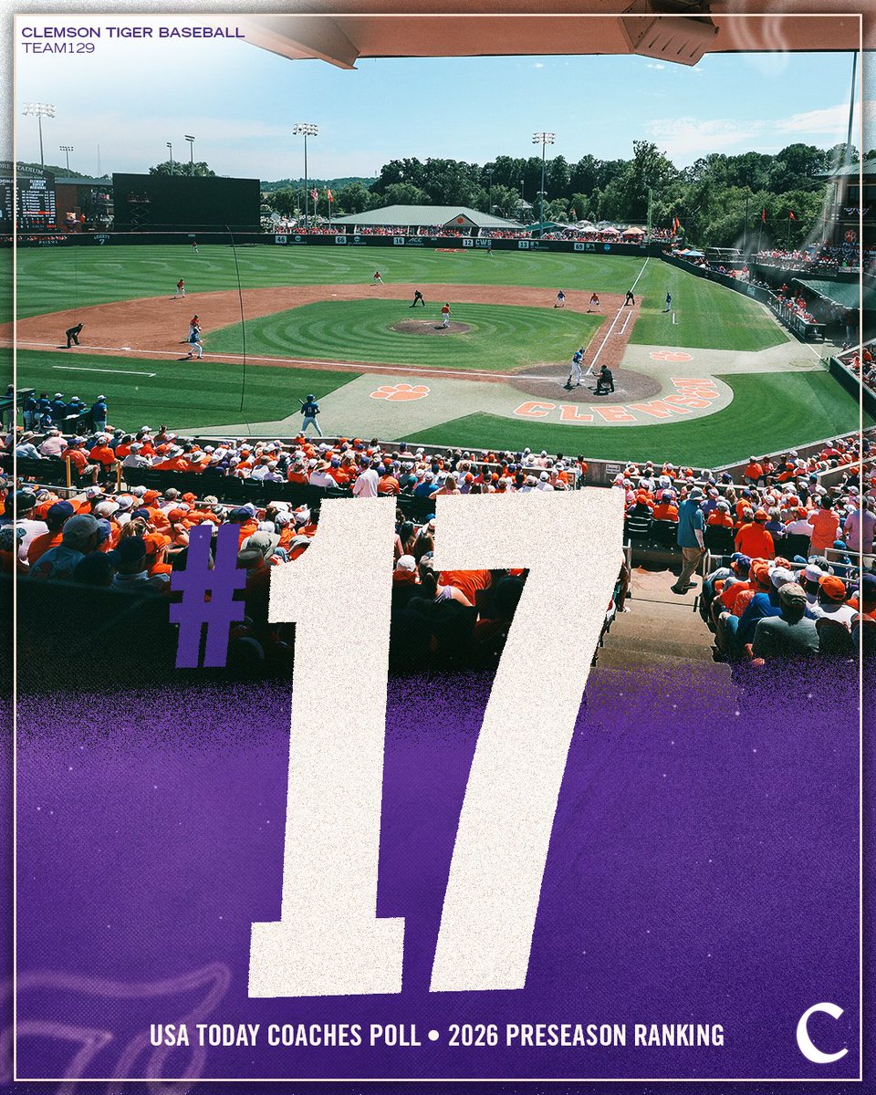 Clemson Baseball tweet media
