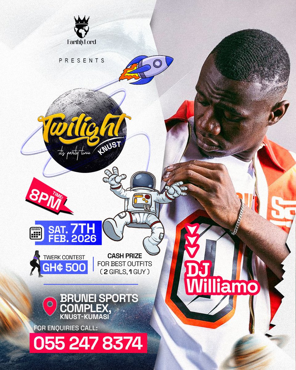 earthlylord_'s tweet photo. Williamo pianoooo😂🔥🔥🔥 not your regular DJ. DJ Williamo pulling up at Twilight-KNUST this year. #TwilightKnust https://t.co/oDXHNPRwP4