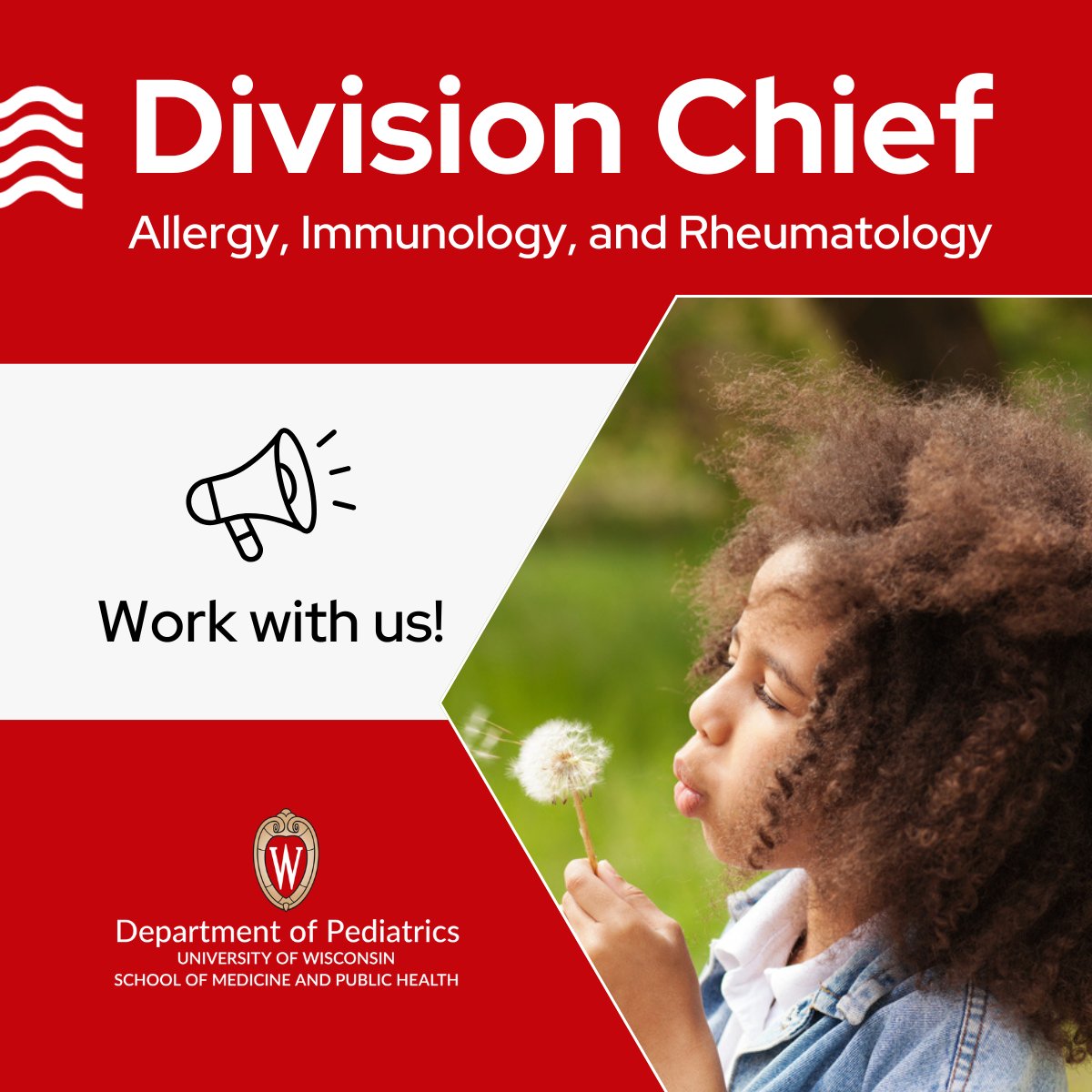 University of Wisconsin Department of Pediatrics tweet media