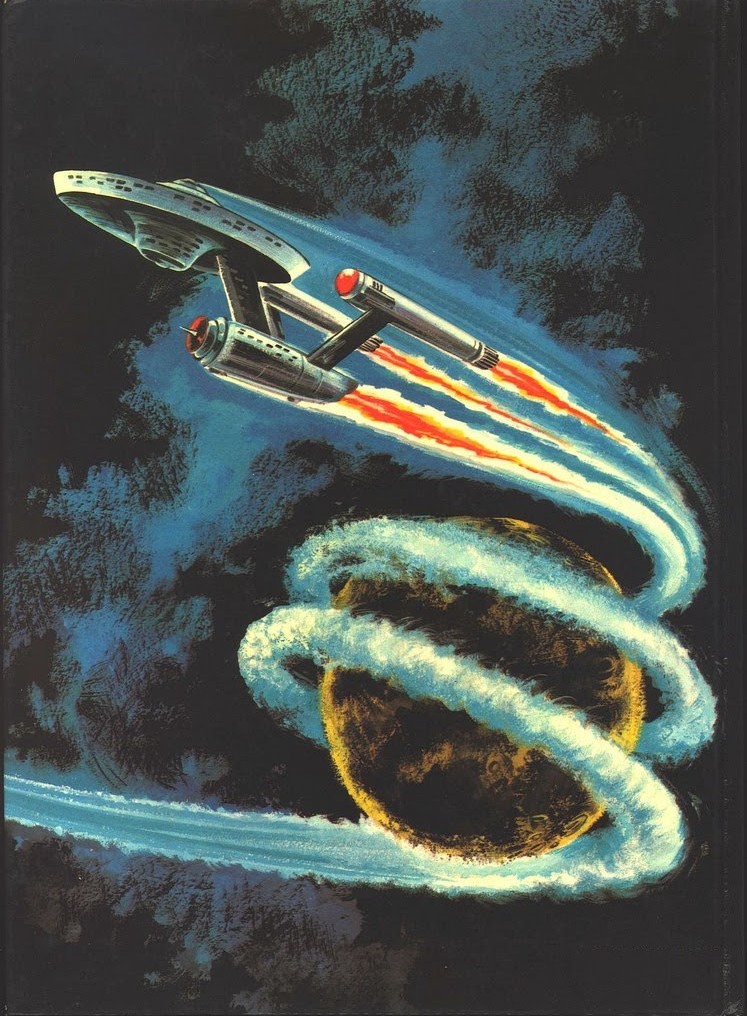 uncredited back cover art for star trek annual (1976)