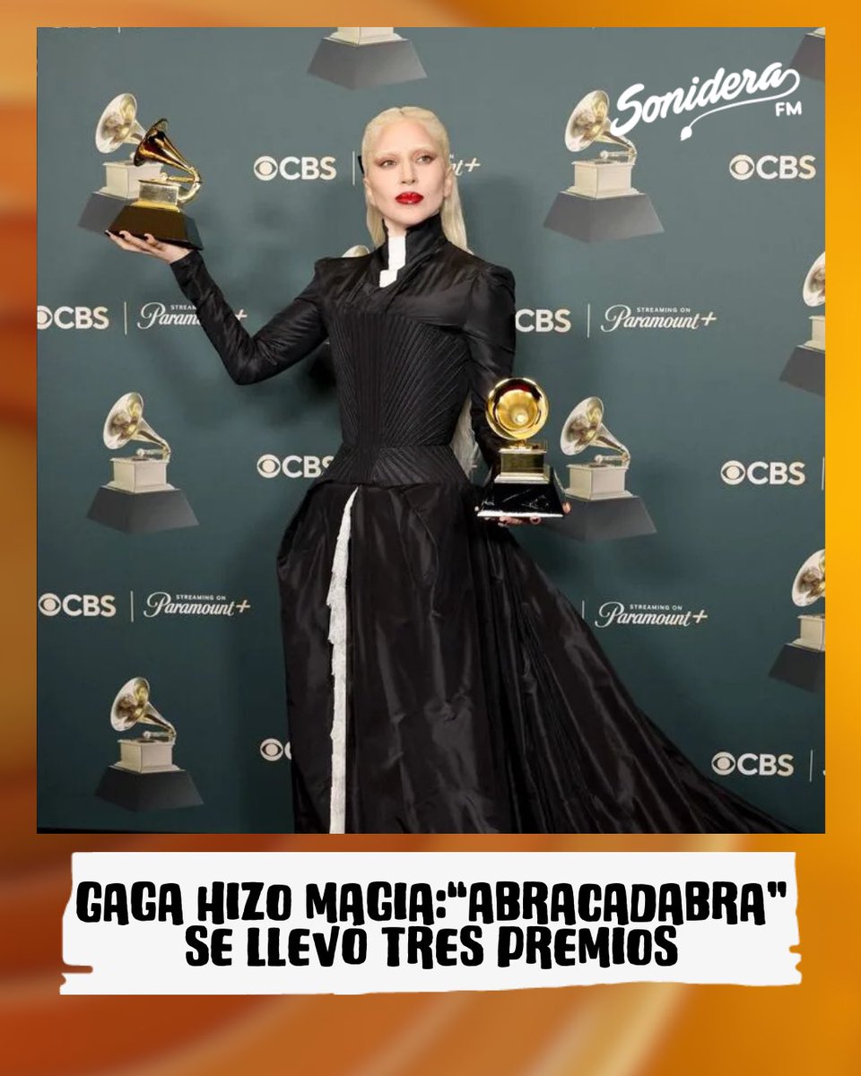 soniderafm's tweet photo. 🐐Kendrick Lamar se convirtió en el rapero con más premios de la historia.

✨ Lady Gaga sumó 3 Grammys con Abracadabra.

🌸 Billie Eilish &amp; Finneas ganaron Canción del Año (Wildflower). https://t.co/KbIKXv2rBx