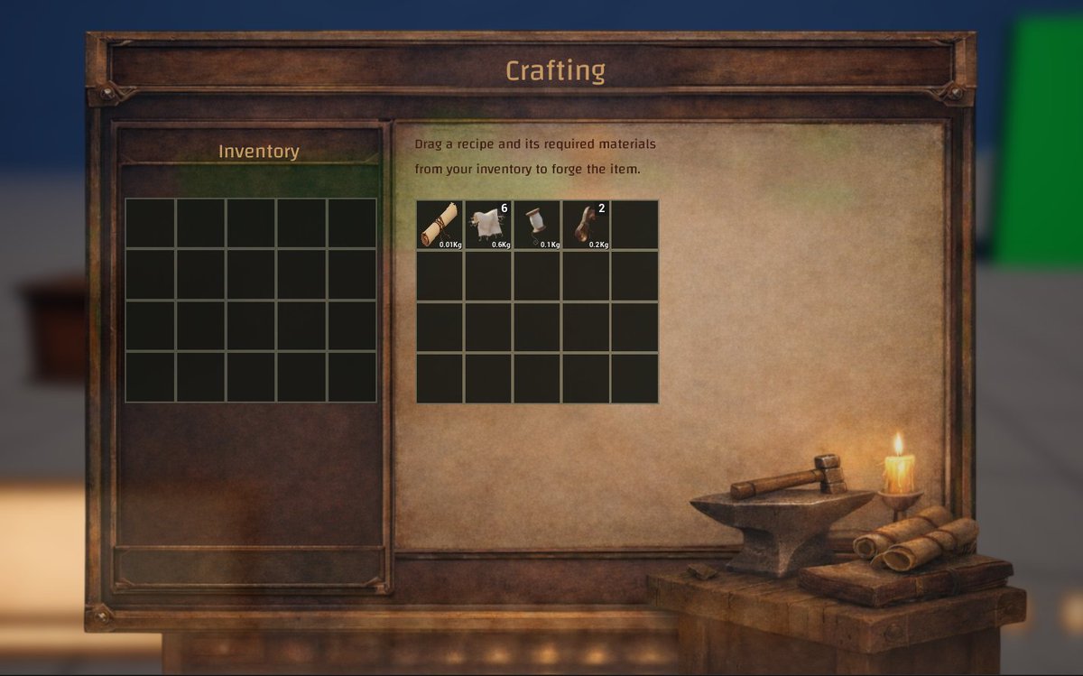Land_Valiants's tweet photo. Crafting #MMORPG #indiegame #indiedev #wishlist #gamedev #gamedevelopment #Survival https://t.co/5viTkgZITN