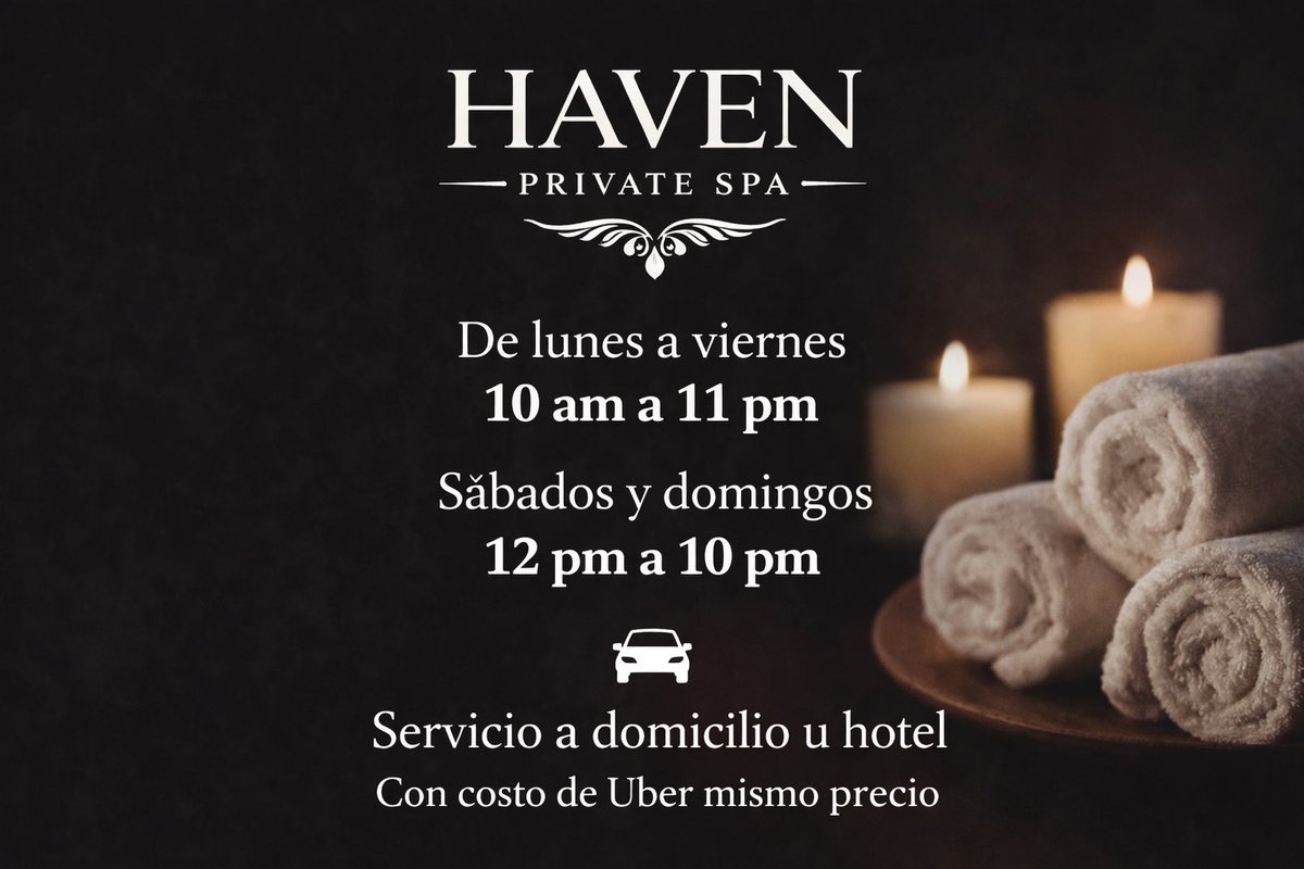 spahav23's tweet photo. Nuestros horarios de atención 
Agenda ahora #masajesparaadultos #masajesparaellos #ErotismoProfundo #sensual #spa #MexicoCity https://t.co/1zPg9oWrij