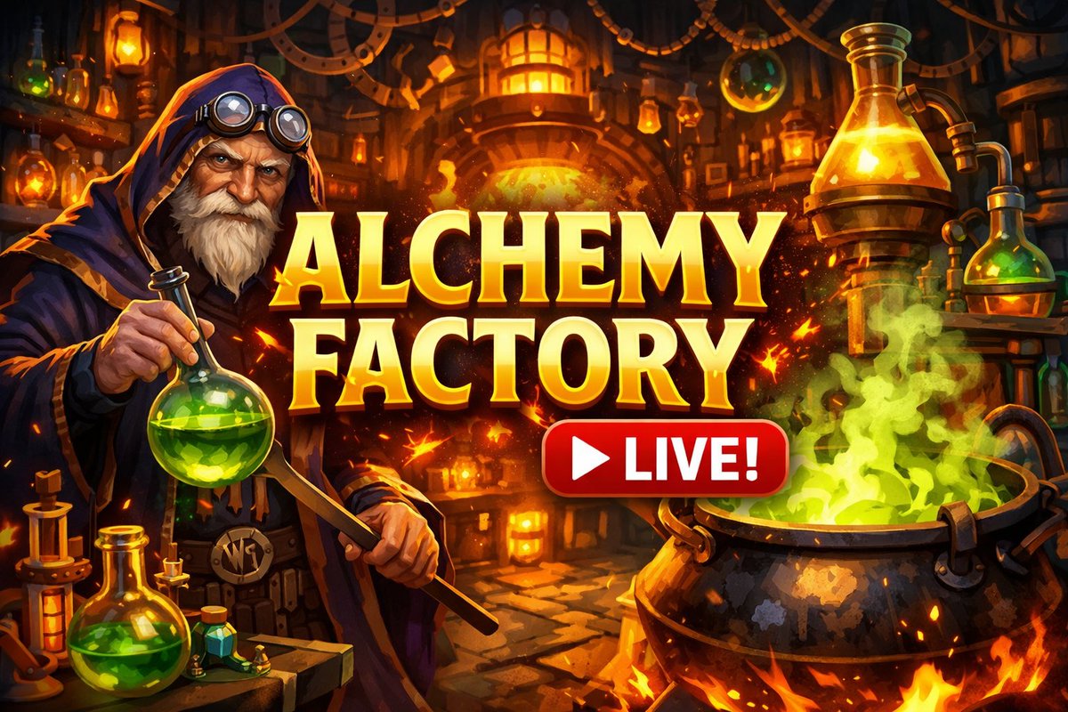 PumpkinHed666's tweet photo. Alchemy Factory - The Shop Most Grow

its going to get crazy and fun around here
Hope to see you on the over side.

watch Live @ 15:00GMT

Twitch - https://t.co/D6lD4IToHj

Youtube - https://t.co/iMgCJOJDYI https://t.co/3CwcFyYuql