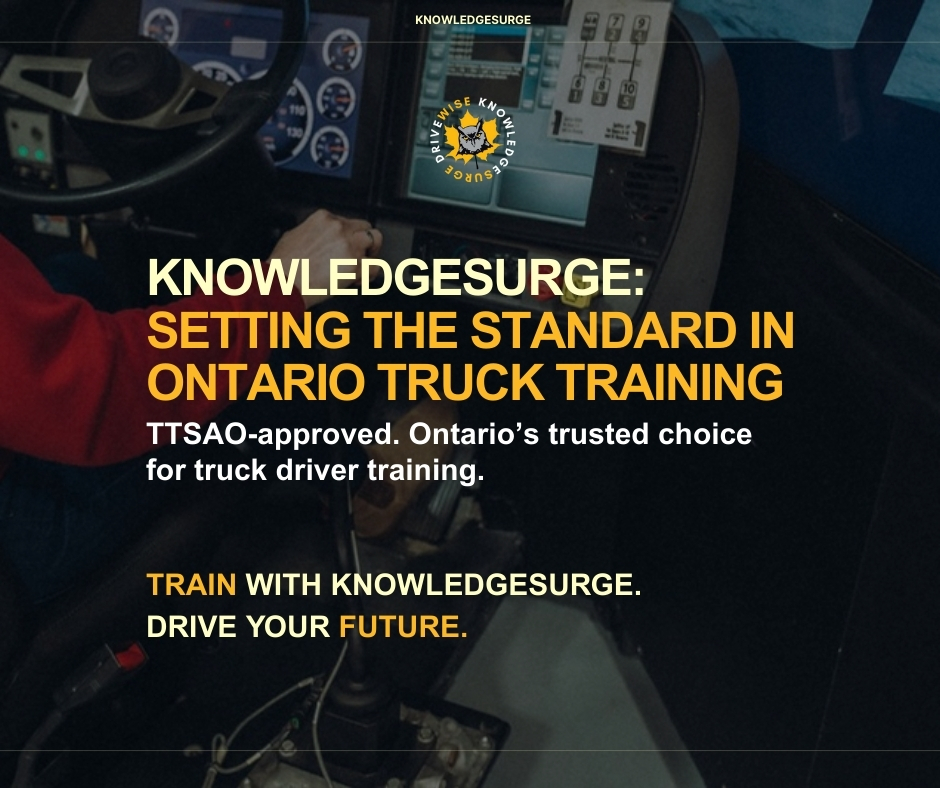 Thinking about a trucking career in Ontario?

At KnowledgeSurge, we’re proud to be TTSAO-approved giving you the credibility and confidence to succeed.

Start your journey today: vist.ly/4q73i

 #TruckDrivingSchool  #TTSAO