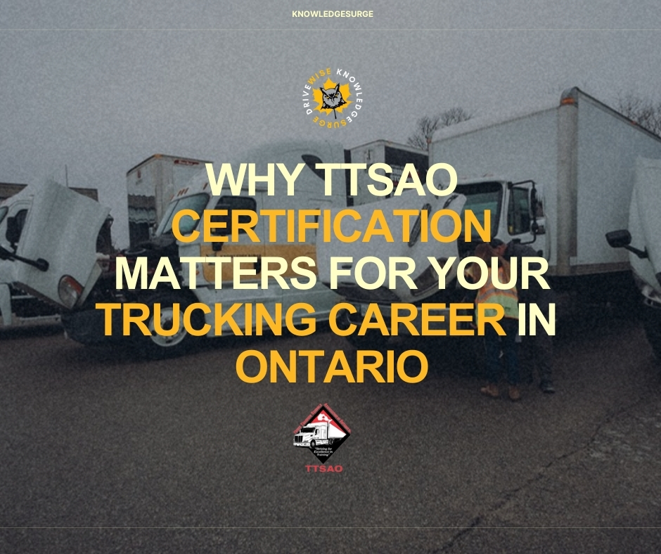 SurgeKnowledge's tweet photo. Thinking about a trucking career in Ontario?

At KnowledgeSurge, we’re proud to be TTSAO-approved giving you the credibility and confidence to succeed.

Start your journey today: https://t.co/2tgRvUXdFv

 #TruckDrivingSchool  #TTSAO https://t.co/taNF5Ls6u9