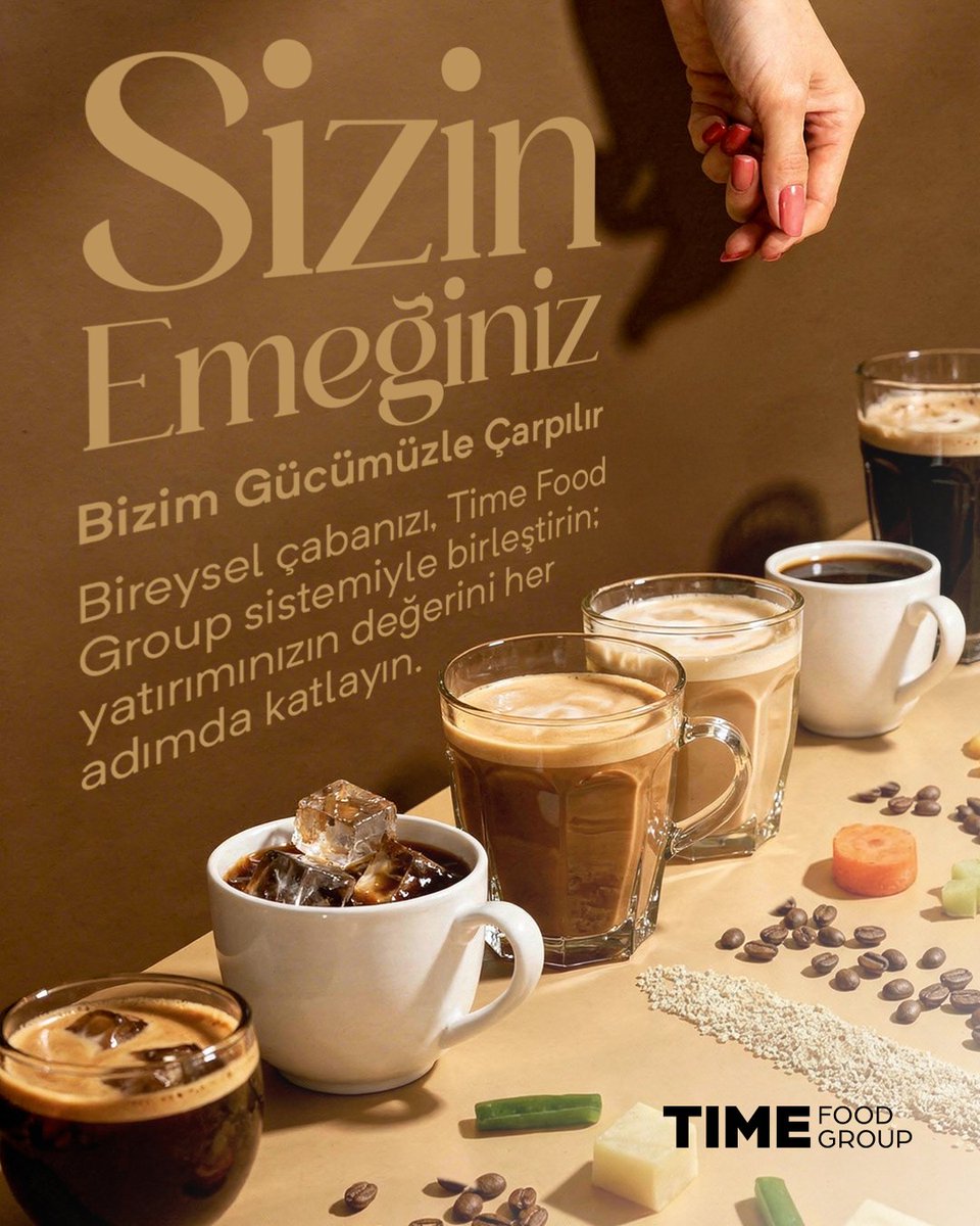 TimeFoodGroup's tweet photo. Başarı bir matematik işidir; sizin emeğiniz, Time Food Group’un sistemli gücüyle birleştiğinde ortaya değer çıkar. ​

​Franchise sistemimizdeki her bileşen; tedarikten pazarlamaya, operasyondan eğitime kadar yatırımınız için bir "çarpan etkisine" dönüşür.

#TimeFoodGroup https://t.co/hTcrlejlFf