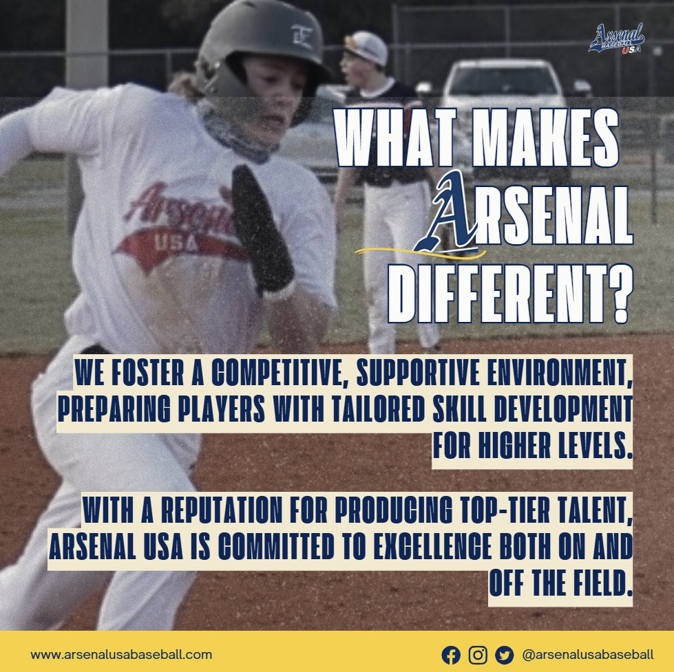 Arsenal USA Baseball tweet media