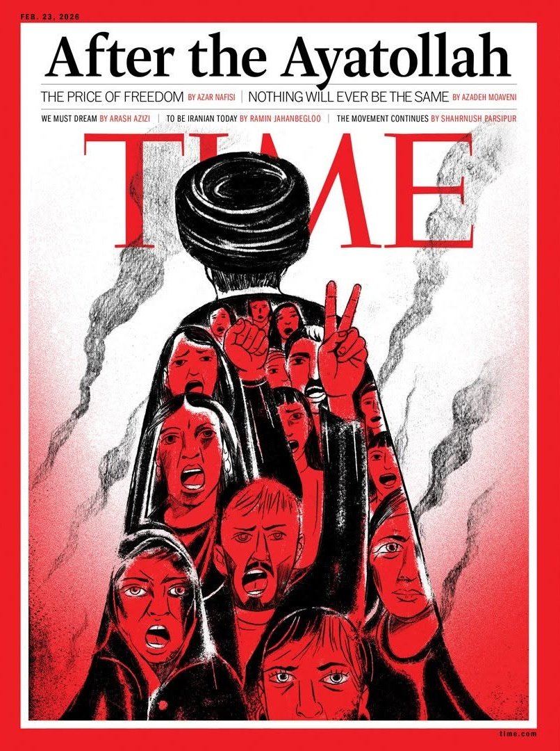 Hemadnazari's tweet photo. تیترهای تایم معمولا به جاهای خوبی ختم میشه!
July 2025 To Feb 2026!
#IranMassacre https://t.co/OFHZxuvOId