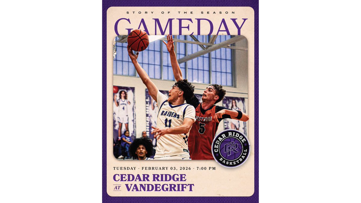 Cedar Ridge Raider Basketball tweet media
