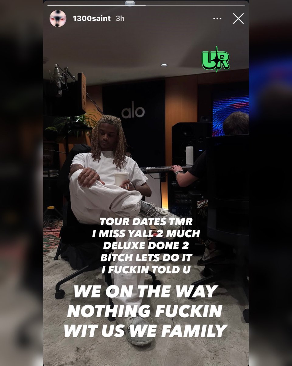 1300saint hints at upcoming tour dates &amp; says SAVIOR deluxe is done and on the way.