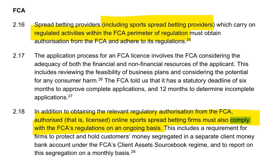 Zidave1's tweet photo. Who said this? Only @TheFCA in their request for information from the Competition and Markets Authority report in Sporting Index acquisition https://t.co/jh9gghfZjk