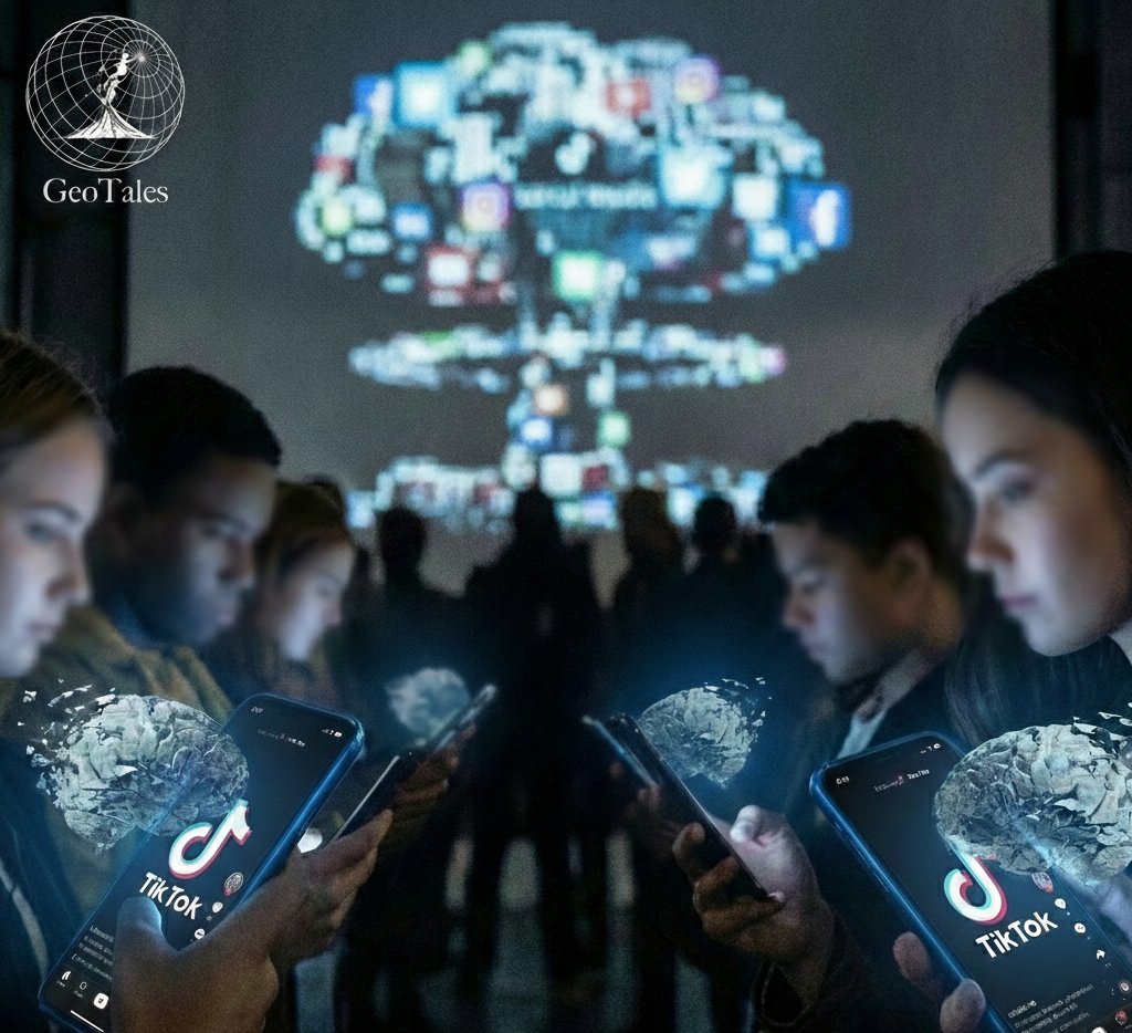 TikTok, arme de distraction massive

🔸Il paraît que l'Histoire des civilisations se mesure souvent à la qualité de leur attention.

Et aujourd’hui, cette ressource est disons... assiégée. Sous l’apparence inoffensive de chorégraphies et de traits d’esprit très éphémères, TikTok