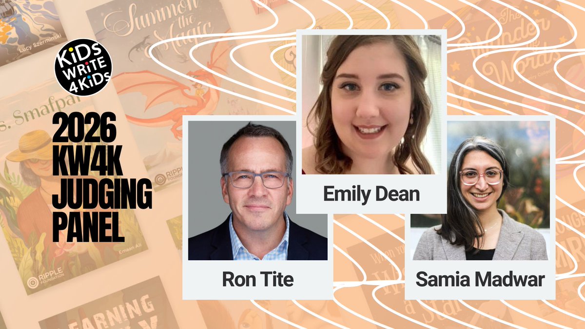 Ripplefdn's tweet photo. Announcing this year's #KW4K story contest judging panel! From the worlds of media, communications, and entrepreneurship, we'd like to thank:

⭐Emily Dean of Fablefern Bookshop
⭐@rontite of Church+State
⭐Samia Madwar of @thewalrus 

Learn more: https://t.co/n8RV3I98st https://t.co/Y2QXFCrPZv