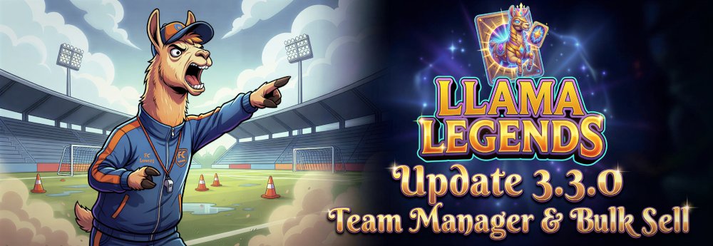 TheLuigiplayer's tweet image. 🛠️Update 3.3.0 is LIVE!
We are bringing some Quality of Life improvements to #LlamaLegends:

⚔️Arena Presets: Save up to 5 Teams!
💰Bulk Sell Manager: Easier selling of duplicates!

lamaz.itch.io/llama-legends

#IndieDev #BrowserGame #Update #IdleRPG #Gamedev #HTML5 #RPG #Cardgame