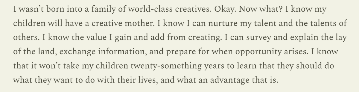 Growing up in a household that prioritizes the arts as an aspiring artist is a great privilege in America. Excerpt from my latest below 💌 madisonhuizinga.substack.com/p/crying-nepo-…