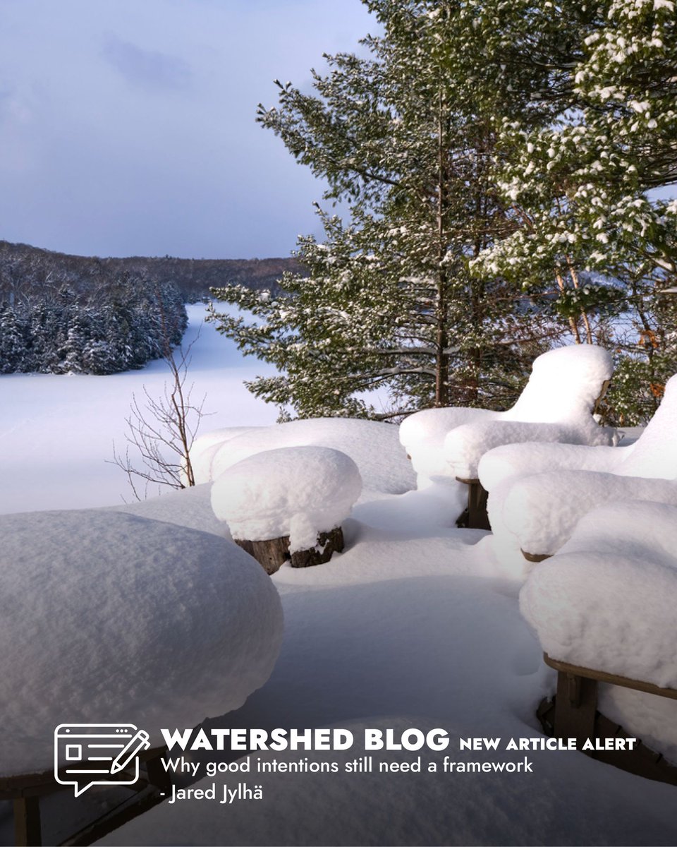 muskokawatershd's tweet photo. Good intentions are a starting point — not a strategy.

In our latest blog, Jared Jylhä explains why decisions about land, water, and infrastructure must consider the whole system.

Read why integrated watershed management matters for Muskoka’s future:
🔗 https://t.co/7lXOhAaUSF https://t.co/enTvwgMHSW